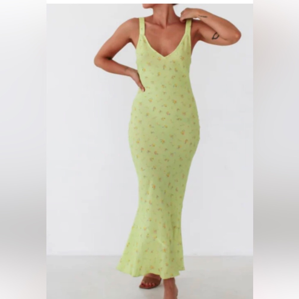 Rumored Yellow Floral Dress